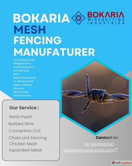 Wire Mesh Fencing Products by Bokaria Mesh