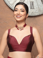 Shop Deep Neck Blouse Online Best Front Deep Neck Styles