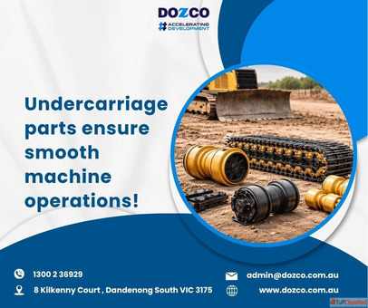Undercarriage Parts That Support Smooth Heavy Equipment Operation