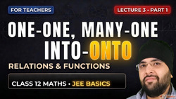 One-One Many-One Into Onto Functions Class 12 Maths Relation...