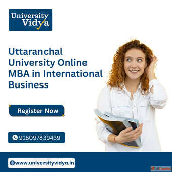 Uttaranchal University Online MBA International Business Fees Admission 2026