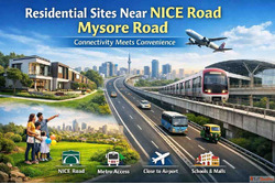 Residential sites near NICE Road Mysore Road