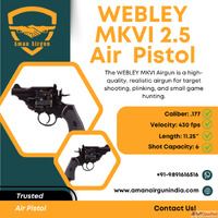 Buy Premium WEBLEY 2.5 Air Pistol Aman Air Gun 80000