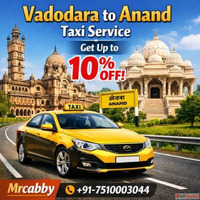 Vadodara to Anand Taxi - Reliable Affordable Ride with Mrcab...