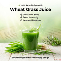 Buy Wheat Grass Juice Online in India Bharat Gram Udyog Sang...