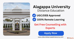 Alagappa University Distance Admission 2026 Last Date Today