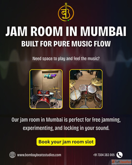 Jam Room in Mumbai - Book Affordable Rehearsal Space at Bombay Beats Studios