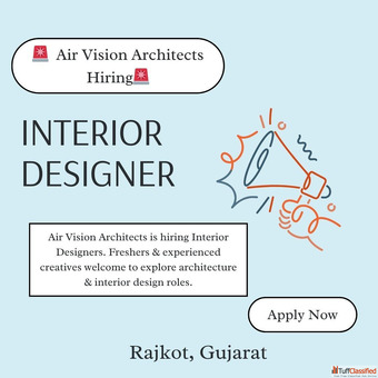 Air Vision Architects Hiring Interior Designers Freshers Experienced Candidates