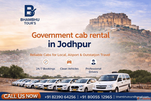Government cab rental in Jodhpur