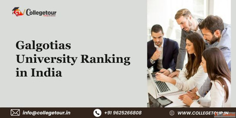 Galgotias University ranking in India