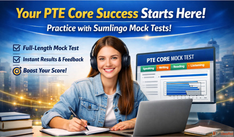 Your PTE Core Success Starts Here - Practice with Sumlingo Mock Tests