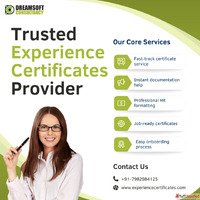 Experience Certificates Provider in Punjab