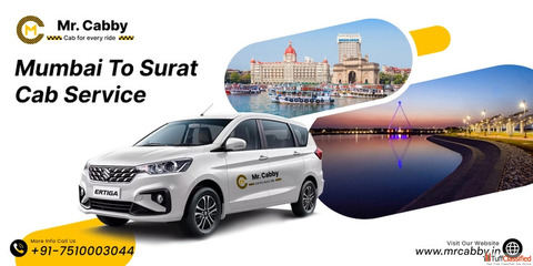 Mumbai to Surat Cab Service - Book Comfortable Budget-Friendly Rides Today