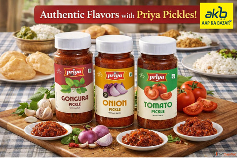 Priya Tomato Pickle Now Available in Dwarka Grocery App