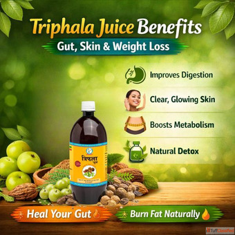 Triphala Juice Benefits Gut Skin Weight Loss