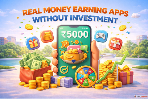 Best Real Money Earning Apps in India Without Investment