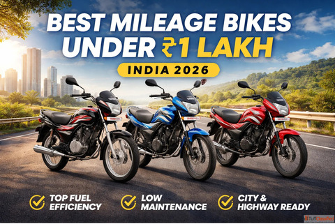 Best Mileage Bikes Under 1 Lakh in India 2026