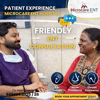 Snoring Treatment Friendly ENT Consultation Patient Experience at Microcare ENT Hospital