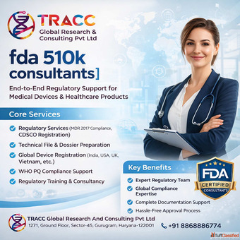FDA 510k Consultants for Fast Medical Device Approval