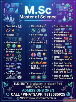Advance your career with a UGC-approved M.Sc. in HSE DM for details or CallWhatsApp 9818085925"