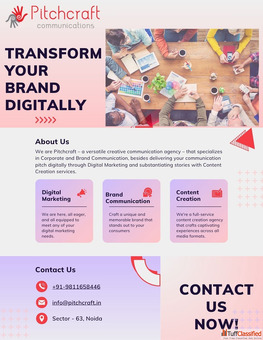 Top Branding PR Agency in Noida - Pitchcraft Communications