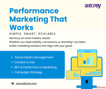 Performance Marketing Agency in India for D2C E-commerce Brands At Adscrey
