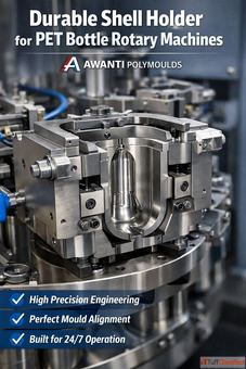 Durable Shell Holder for PET Bottle Rotary Machines - Awanti