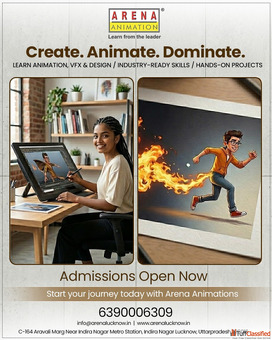 Trained Animation Editing Courses in Indira Nagar