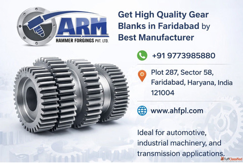 Get High Quality Gear Blanks in Faridabad by Best Manufacturer