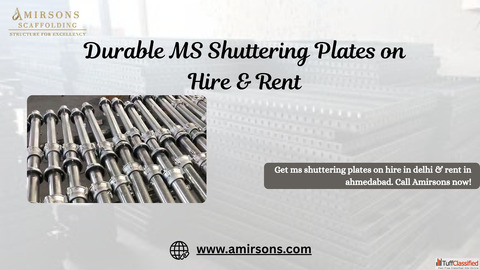 Reliable MS Shuttering Plates Hire Delhi Ahmedabad