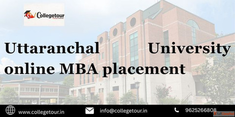 Uttaranchal University online MBA placement