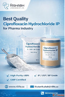 Best Quality Ciprofloxacin Hydrochloride IP for Pharma Indus...
