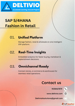 SAP S4HANA Fashion Retail Implementation Services Deltivio Experts