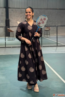 Ajrakh Kurta Set by World of Toji - Handcrafted Elegance for Everyday Wear
