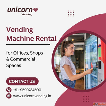 Vending Machine Rental for Offices Shops Commercial Spaces