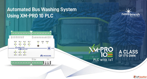 Automated Bus Washing System Powered by XM-PRO 10 PLC