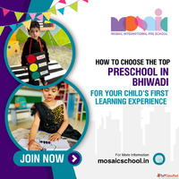 Best Pre School in Bhiwadi for Safe Learning and Happy Child...