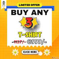 Printed T-shirt for women In just 999- by Zicada