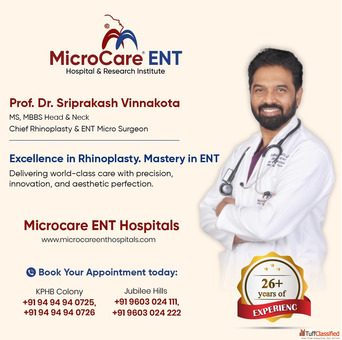 Best ENT Doctor in Hyderabad - Dr. Sriprakash Vinnakota