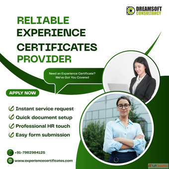 Experience Certificates Provider in Kochi