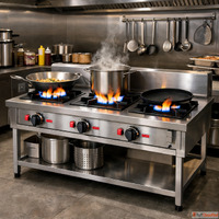 Commercial Diesel Burner Range Three Burner Heavy Duty Cooki...