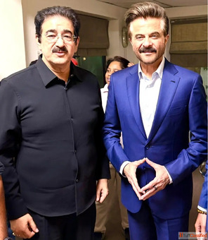 Dr. Sandeep Marwah Congratulates Anil Kapoor for His Performance in "Subedar" at NFDC Even