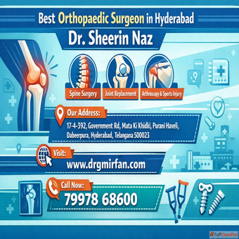 Best Orthopaedic Surgeon in Hyderabad Dr. Sheerin Naz