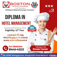 Top-Rated Diploma in Hotel Management in Madurai - Boston Co...