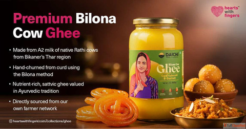 High-quality ingredients make a2 cow ghee a better cooking choice