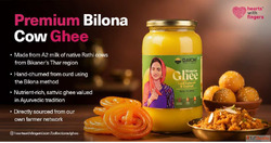 High-quality ingredients make a2 cow ghee a better cooking c...