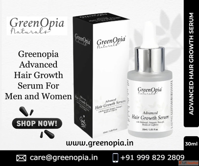Greenopia Advanced Hair Growth Serum For Men and Women - Greenopia