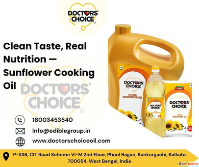 Clean Taste Real Nutrition Sunflower Cooking Oil