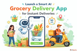 Launch a Smart AI Grocery Delivery App for Instant Deliverie...
