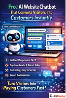 Free AI Website Chatbot That Converts Visitors Into Customer...